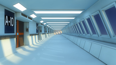 Futuristic background for movieの写真素材
