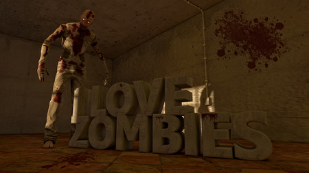 I love zombiesの写真素材