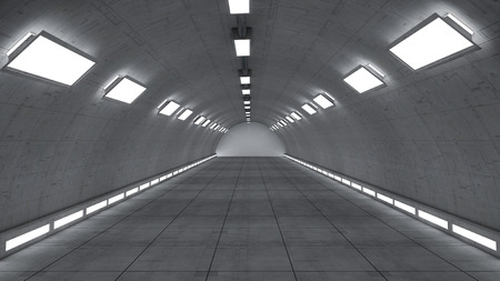 SCIFI interior architectureの写真素材