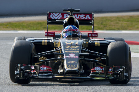 Driver Pastor Maldonado Team Lotus F1. のeditorial素材