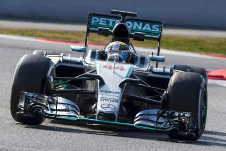 Driver Lewis Hamilton Team Mercedes Petronas. のeditorial素材