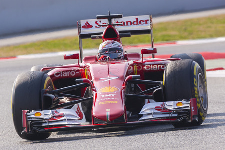 Driver Kimi Raikkonen Team Ferrari.のeditorial素材