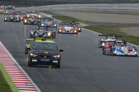Endurance Proto Race.  V de V Endurance Series at Circuit de Barcelona. Montmelo, Spain. March 21, 2015のeditorial素材