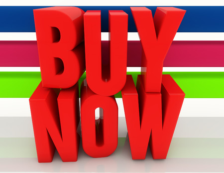 Buy now 3d textの写真素材