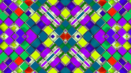 Abstract symmetry and colorsの写真素材