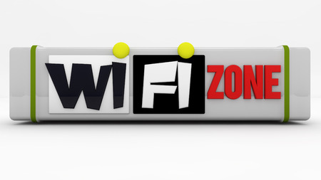 WiFi sign zoneの写真素材