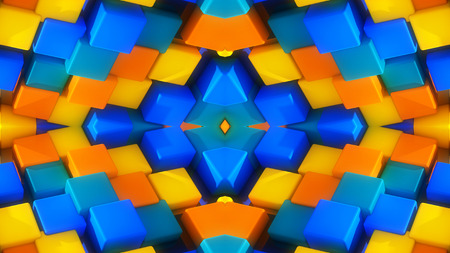 Abstract symmetry and colors