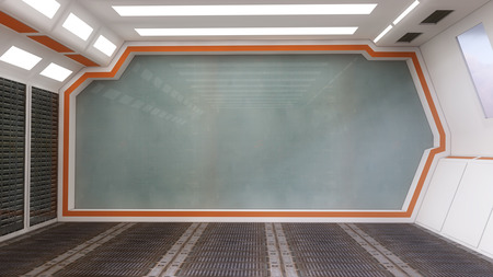 Futuristic interior  architectureの写真素材
