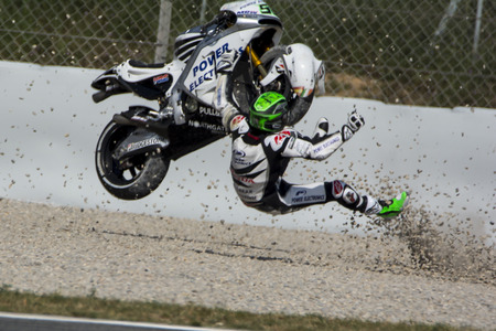 Driver EUGENE LAVERTY. ASPAR MotoGP TEAM. Monster Energy Grand Prix of Catalunya MotoGP. Barcelona Spain  June13 2015のeditorial素材