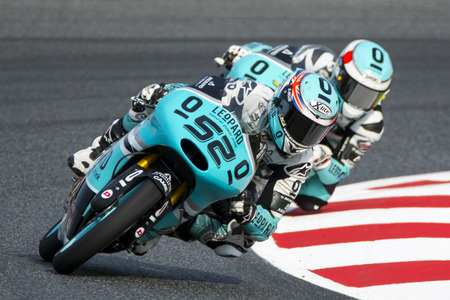 Driver DANNY KENT. LEOPARD RACING. Monster Energy Grand Prix of Catalunya MotoGP. Barcelona Spain  June13 2015のeditorial素材