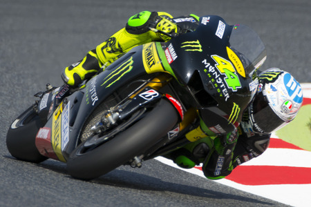 Driver POL ESPARGARO. MONSTER YAMAHA TECH 3 TEAM. Monster Energy Grand Prix of Catalunya MotoGP. Barcelona Spain  June13 2015のeditorial素材