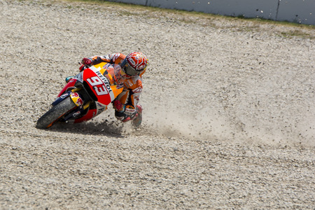 Marc Marquez Repsol Honda Team Monster Energy Grand Prix of Catalunya MotoGP. June14 2015 Barcelona Spainのeditorial素材