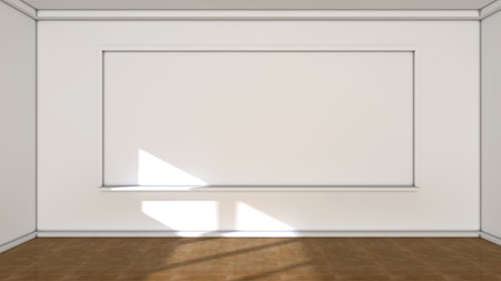 3d room and frameの写真素材
