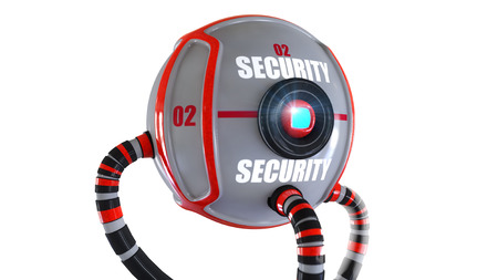 Security robotsの写真素材