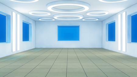 Futuristic interiorの写真素材