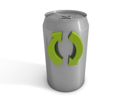 Soda can recycleの写真素材