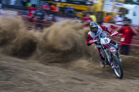 Team Auto WIC. 24 Hours of Resistance international motorcycle Vall del Tenes. Barcelona, Spain. September 05, 2015のeditorial素材