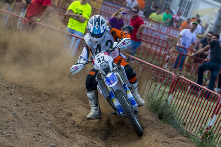 41 Team B. 24 Hours of Resistance international motorcycle Vall del Tenes. Barcelona, Spain. September 05, 2015のeditorial素材