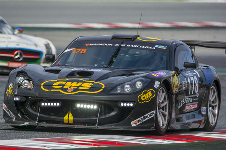 CWS 4x4 Team. Ginetta G55. 24 hours of Barcelona. Trophy FermÃ­ VÃ©lez. Montmelo, Spain. September 06, 2015のeditorial素材