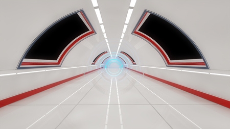 SCIFI interior architectureの写真素材