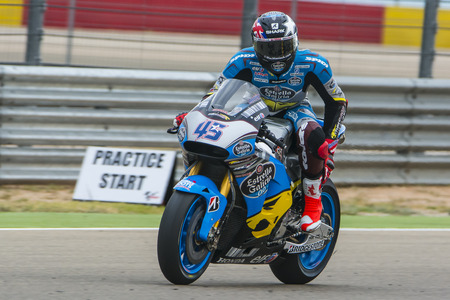Scott REDDING. Grand Prix Movistar of AragÃ³n of MotoGP. Aragon, Spain. 27th September 2015のeditorial素材