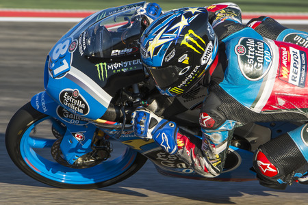 Sena YAMADA. Moto3. Grand Prix Movistar of AragÃ³n of MotoGP. Aragon, Spain. 27th September 2015のeditorial素材