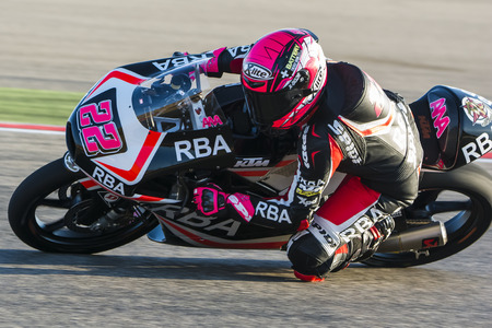 Ana CARRASCO. Moto3. Grand Prix Movistar of AragÃ³n of MotoGP. Aragon, Spain. 27th September 2015のeditorial素材
