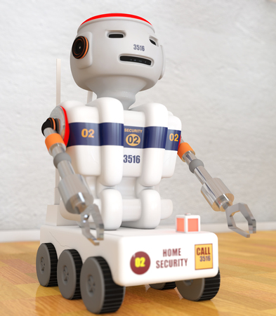 Security robotの写真素材