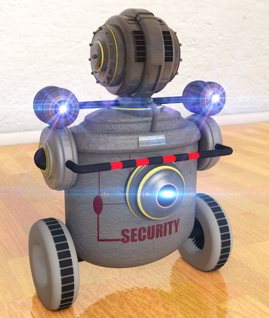 Security robotの写真素材