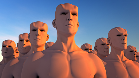 Alien monster portraitの写真素材