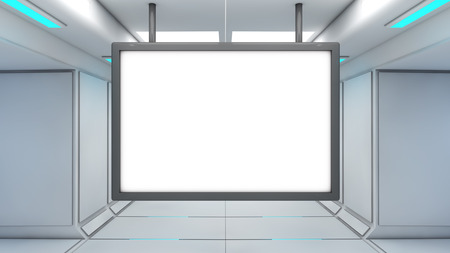 Futuristic technology interior architecture and frameの写真素材