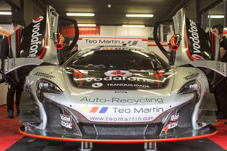 Teo Martin Motorsport.  McLaren 650S. International GT Open. Montmelo, Spain. November 1, 2015のeditorial素材