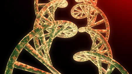 DNA chainの写真素材