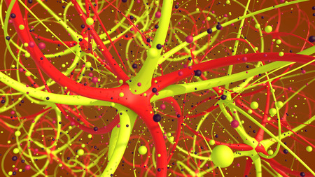 Abstract neuron connectionの写真素材