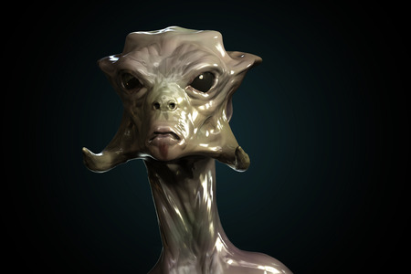 Alien portraitの写真素材