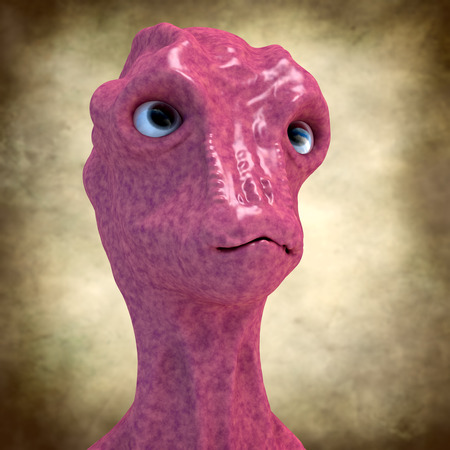 Alien portraitの写真素材