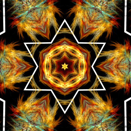 Abstract background mandala patternの写真素材