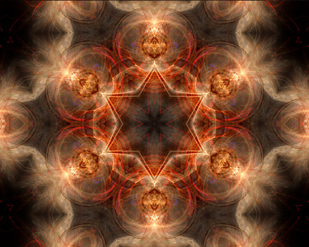 Abstract background mandala patternの写真素材