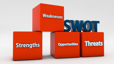 SWOT Marketing conceptsの写真素材