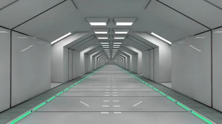 SCIFI corridor insideの写真素材