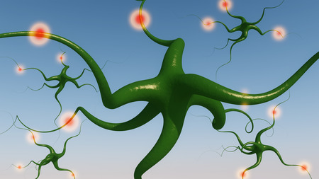 Abstract neuron connectionの写真素材