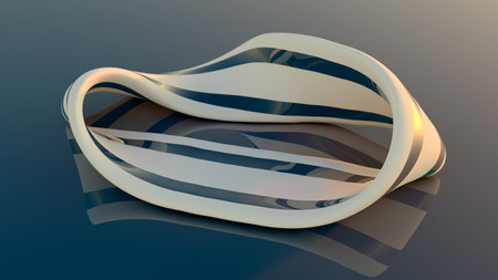 3D Mobius stripの写真素材