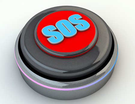 SOS buttonの写真素材