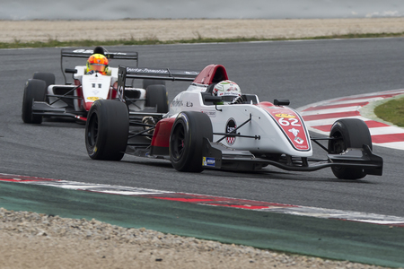 Driver Hurni Christophe. Challenge formula. V de V endurance Series. Montmelo, Spain. March 19, 2016のeditorial素材