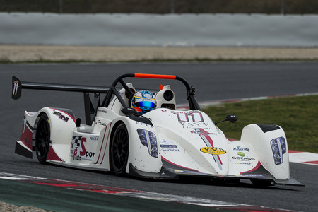Driver Jean Quelet. Challenge CN Sprint. V de V endurance Series. Montmelo, Spain. March 19, 2016のeditorial素材