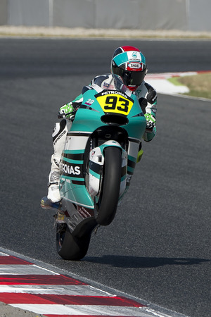 Driver Ramdan Rosli. Team Petronas. Monster Energy Grand Prix of Catalonia MotoGP at Circuit of Catalonia. Barcelona, Spain, June 5, 2016のeditorial素材