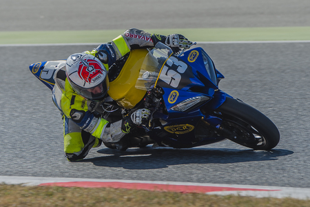 DCR Racing Service Team. 24 Hours of Catalunya Motorcycling at Circuit of Catalonia. Barcelona, Spain, July 9, 2016のeditorial素材