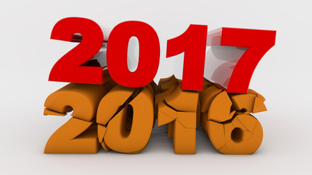 Year 2017 countdownの写真素材