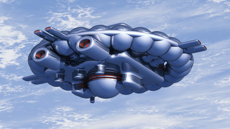 UFO spaceship technologyの写真素材