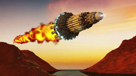 UFO spaceship technologyの写真素材